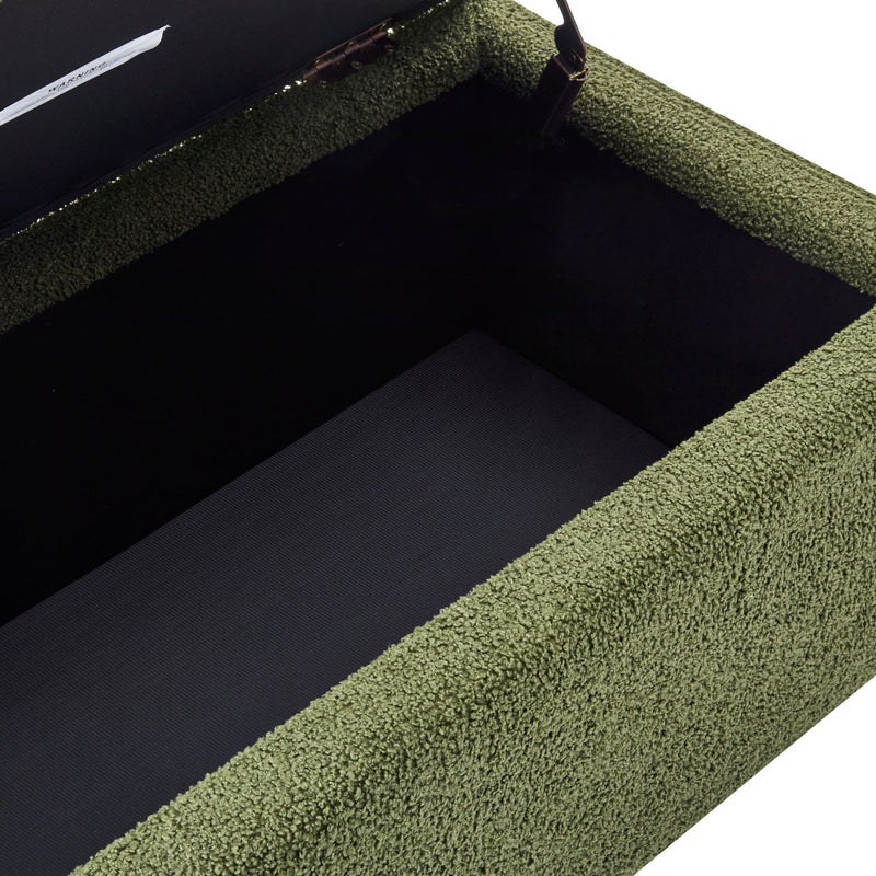Storage Ottoman With Flip Top Lid