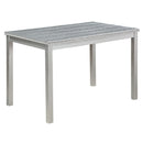 Dining Table Set, Table With A Rectangular Table And Upholstered Chairs