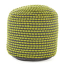 River - Handcrafted Cylindrical Pouf Water Resistant Fabric