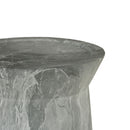Round Outdoor End Table - Marble