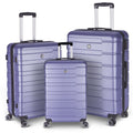 Luggage Suitcase 3 Piece Sets Hardside Carry-On Luggage With Spinner Wheels 20" / 24" / 28"