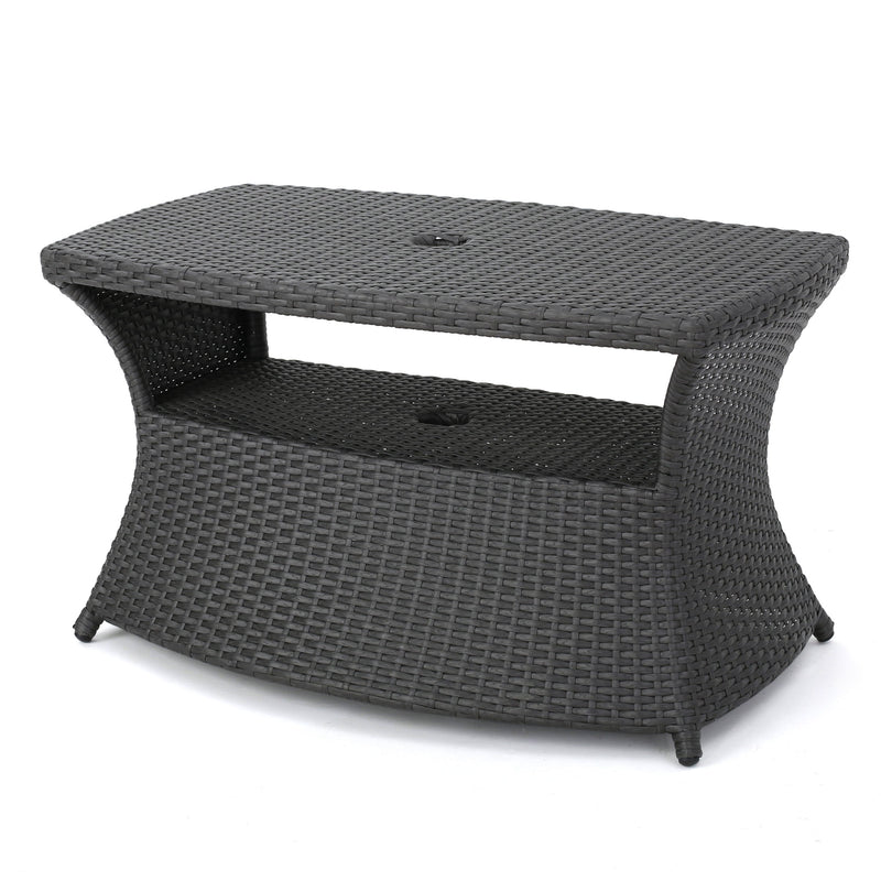 Berkeley - Chaise Lounge Side Table - Gray