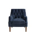 Button Tufted Accent Chair Vintage Style