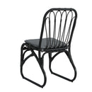 Outdoor Wicker Dining Chairs With Washable Cushion (Set of 2)