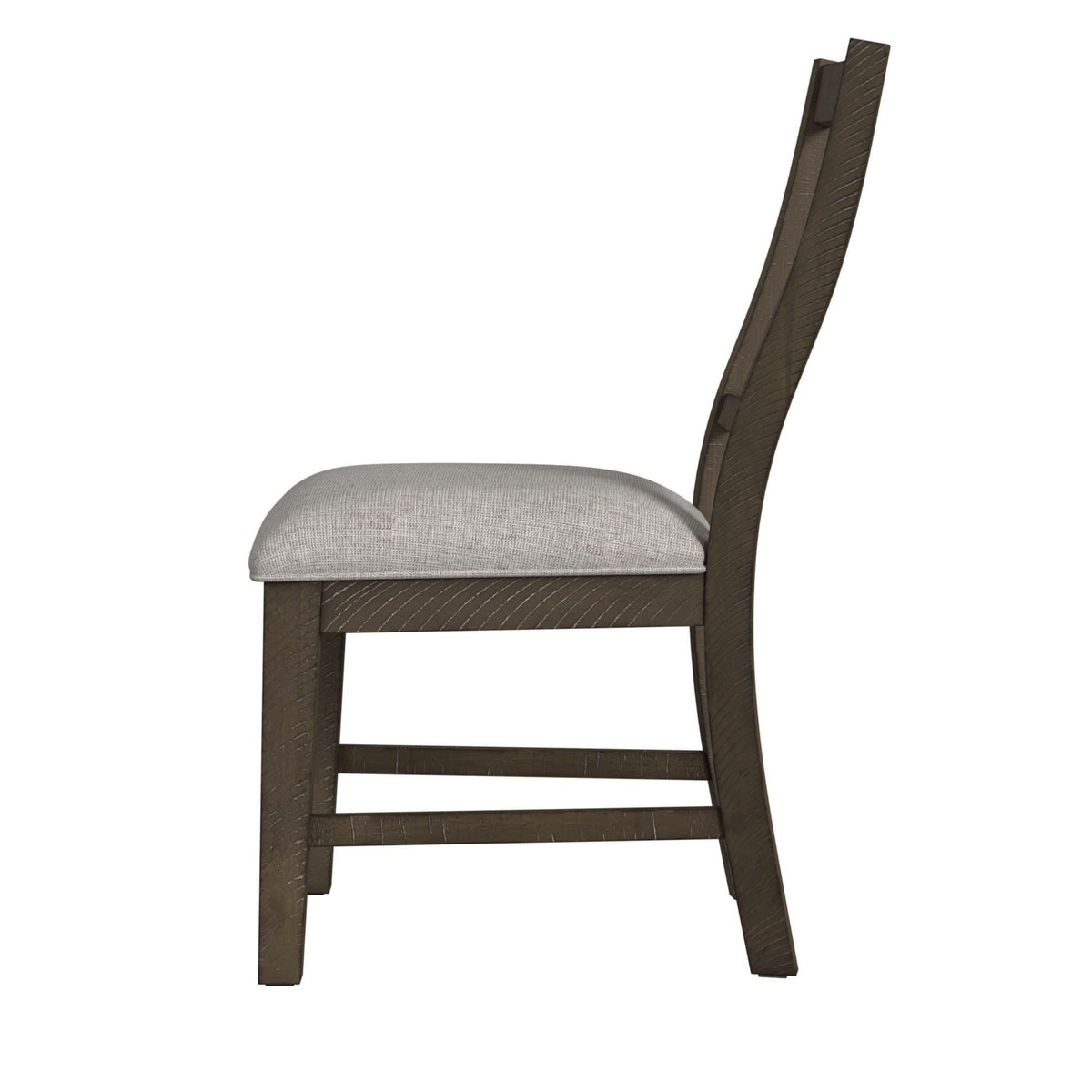 Yellowstone Dining Side Chair (Set of 2) in Medium Brown / Gray by Elements International, view 4