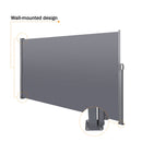 Retractable Side Screen Awning, Uv Resistant, Waterproof, Patio Privacy Screen For Garden, Balcony, Courtyard