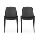 Outdoor Stacking Dining Side Chair (Set of 2)