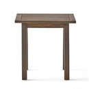 Kinesis - Outdoor Side Table With Slatted Top And Wood Frame