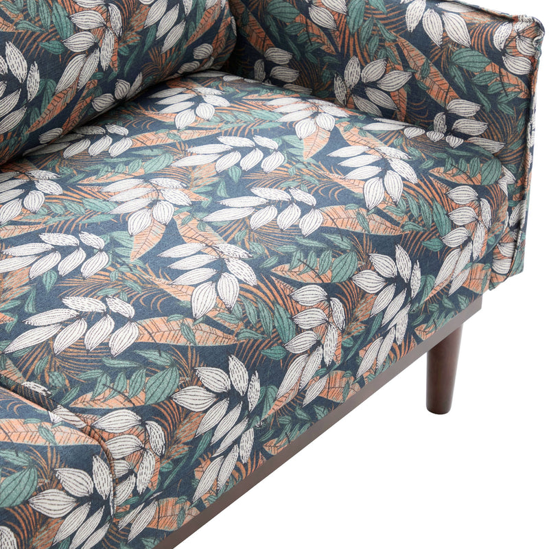 2 Seater Loveseat Sofa With Spacious Seating Area