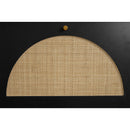 Allen - Rattan 2 Door 1 Drawer Cabinet Shoe Rack For Entrance