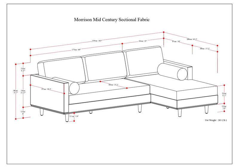 Morrison - Upholstered Sectional Sofa