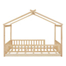 Bed House Bed Frame With Fence