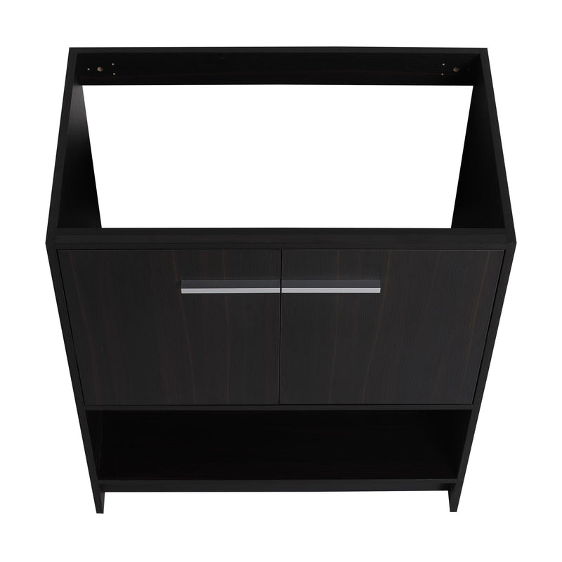 Modern Freestanding Bathroom Vanity With 2 Doors