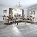 Ragnar - Chair - Light Brown Linen & Cherry Finish - Atlantic Fine Furniture Inc