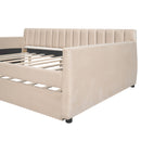 Upholstered Daybed With Slat Support