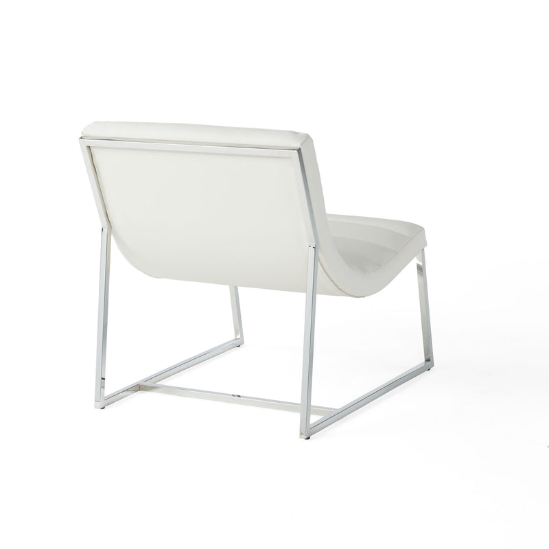 Wilmouth - Roll Occasional Chair - White