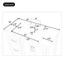 Bathroom Vanity With Sink, Soft Closing Doors & Drawers, Metal Handles