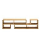 Cube TV Stand With Open Storage And 2 Shelves