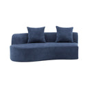 Elegant Curved Sectional Sofa With Full Foam Comfort
