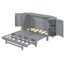 Murphy Bed With Hidden Storage & Modern Woven Design