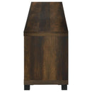 Havering - 71" TV Stand Fireplace Media Console - Dark Pine