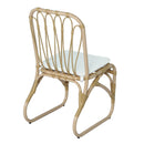 Outdoor Wicker Dining Chairs With Washable Cushion (Set of 2)