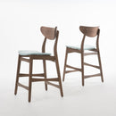 Elegant Counter Height Chair With Cushioned Seat