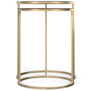 Drake - 2 Piece Nesting Table - Antique Nickel / Antique Copper