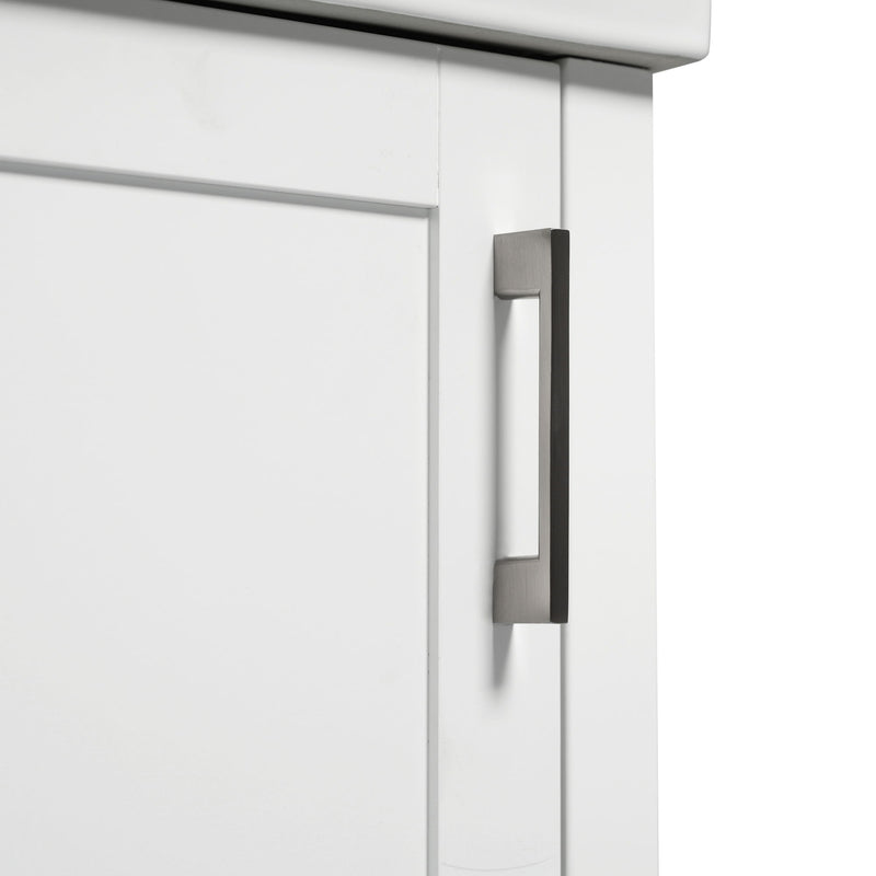 20.28" Bathroom Vanity With Sink & Storage - White