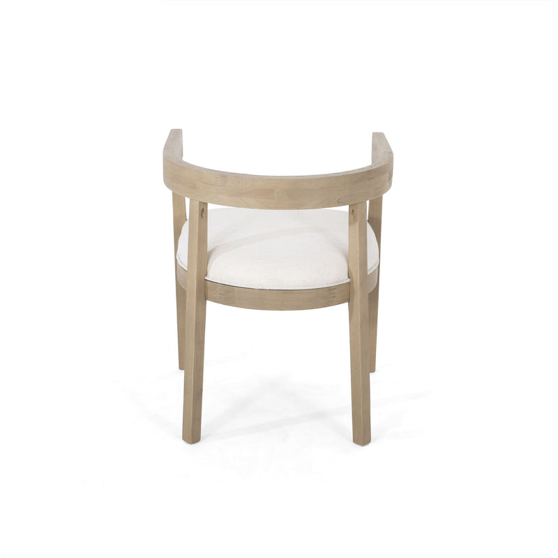 Contemporary Dining Chair Set With Armrests