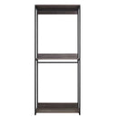 Monica - Walk In Closet System With Modular Design Melamine - Rustic