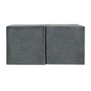 Rectangular Outdoor Indoor Accent Side Table (Set of 2)