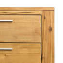 6 Drawer Dresser - Natural Wood / Brown
