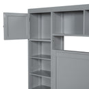 Bed With All In One Cabinet, Shelf And Sockets