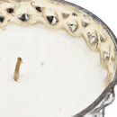 Scented Soy Wax Candle Glass (Set of 4) - Silver