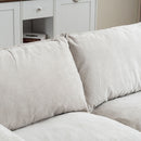 Convertible Combination Sofa With Footstools With Storage