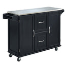 Blanche - Kitchen Cart - Steel Top