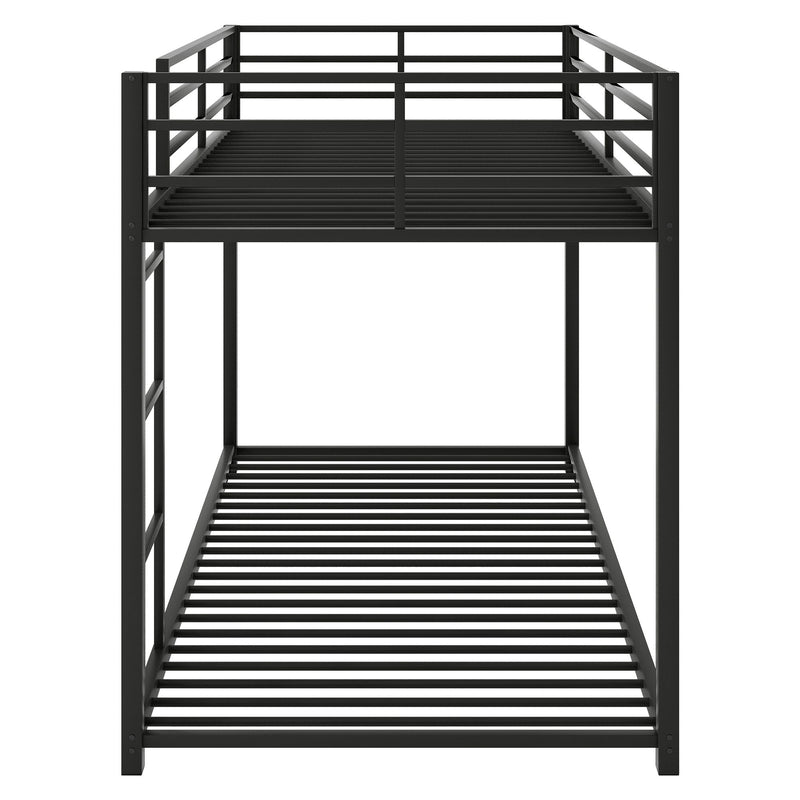 Metal Bunk Bed, Low Bunk Bed With Ladder