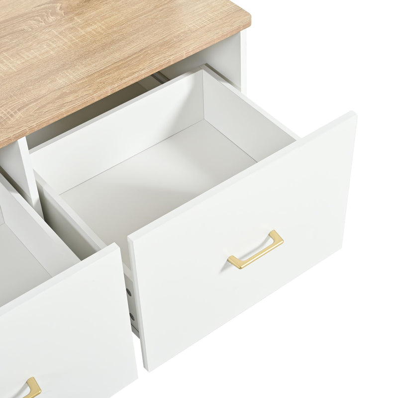 Entryway Hall Tree With Bench And Storage, 5 In 1 Coat Rack