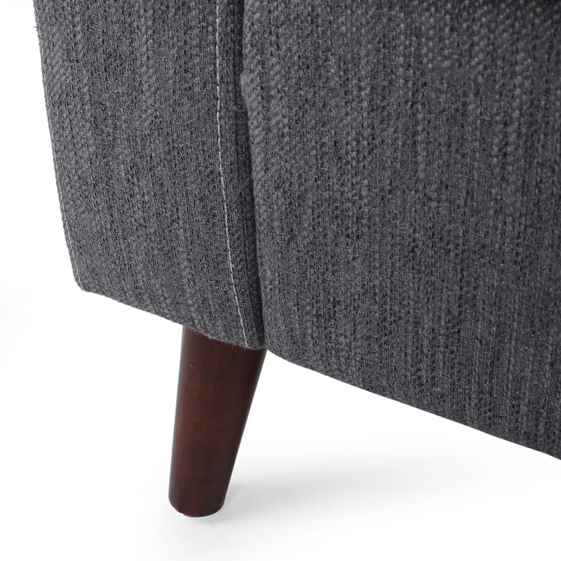 Comfy 3 Seat Sofa With Wooden Legs