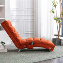 Massage Chaise Lounge Indoor With Remote Control, Ergonomic Electric Massage Lounger