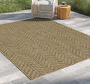 Earth - 7'10" X 10'3" Indoor, Outdoor Area Rug - Mocha, Natural
