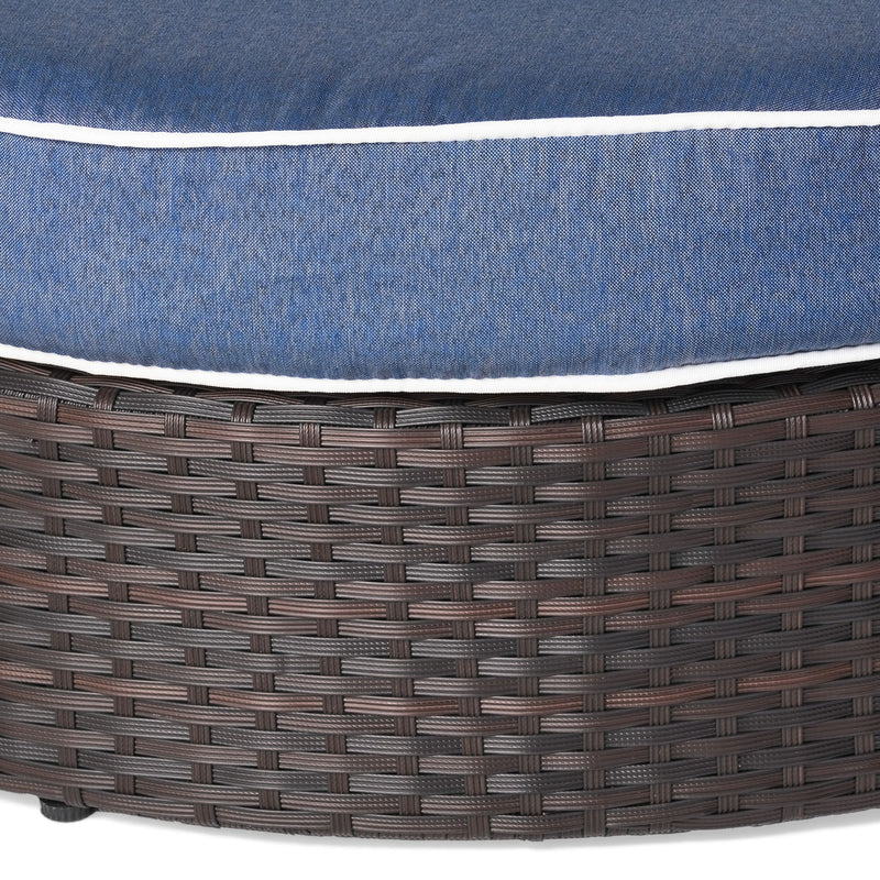 Madras - Ottoman With Ice Bucket