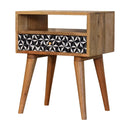Mosaic Nightstand, 1 Drawer - Oak