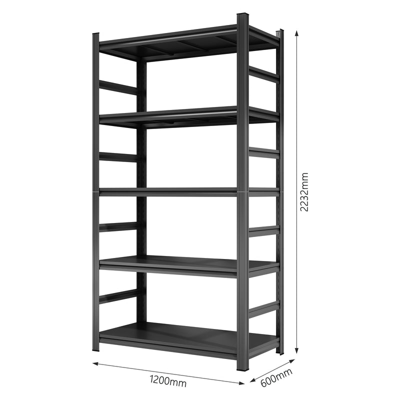 5 Tier Heavy Duty Shelving Unit Adjustable Shelving Units