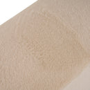 Long Plush Ottoman, Simple Footstool And Seat For Home Use - Almond