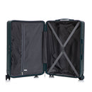 20" / 24" / 28" 3 Pieces / Set Spinner Wheel Luggage, Carry On Suitcase, Matching Color, TSA Combination Lock