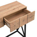 Luxury Industrial Table With 2 Drawers