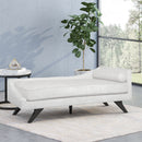 Etherealuxe - Chaise Lounge With Birch Splayed Legs