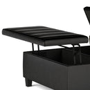 Ellis - Coffee Table Storage Ottoman Contemporary Design